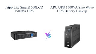 Tripp Lite SMART1500LCD vs APC BR1500MS2 Best UPS Comparison ⚡🔋🔌💻 [upl. by Ailedamla53]