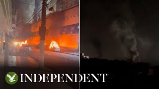 Fans of Brazilian football club Santos riot in streets after firstever relegation [upl. by Lem]