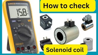 How to Check Any Solenoid Coil with a Multimeter  Easy amp Practical Guide [upl. by Nauquf]