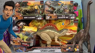 Jurassic World Toy Hunt  WALMART Finally Has Spinosaurus Zuniceratops amp Jurassic World Human Packs [upl. by Annavoig]