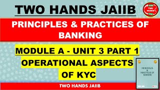 JAIIB PPB I MODULE A UNIT 3 PART 1 I PRINCIPLES AND PRACTICES OF BANKING I TWO HANDS JAIIB I JAIIB [upl. by Connie603]