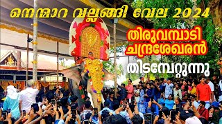 Nenmara Vela 2024  Nenmara Vela Vedikettu 2024  Thiruvambadi Chandrasekharan [upl. by Xylon]