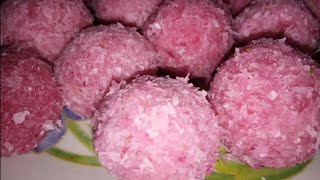 Narikol Ladoo Recipe  Narikol Laru [upl. by Esorbma]