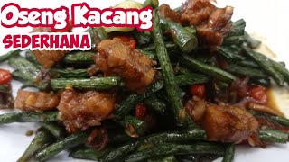 RESEP TUMIS KACANG PANJANG TEMPE  OSENG KACANG PANJNG TEMPE [upl. by Solorac]