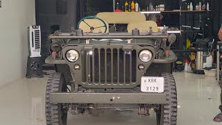 Willys jeep restoration in 5 minutes [upl. by Lugo]