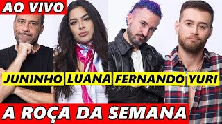 🔴A FAZENDA 16 AO VIVO A ROÇA DA SEMANA SERÁ COM JUNINHO LUANA FERNANDO E YURI ENTENDA A DINÂMICA [upl. by Solorac]