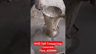 M40 Self Compacting Concrete  Concrete Quality  shorts qualityconcrete concretetechnology [upl. by Petr317]