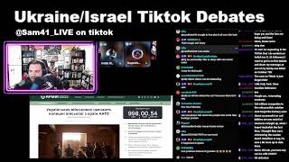 UkraineIsrael TikTok Debates [upl. by Bogosian]