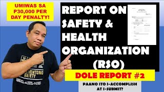 Paano gawin ang RSO Report on Safety amp Health Organization [upl. by Minsat213]