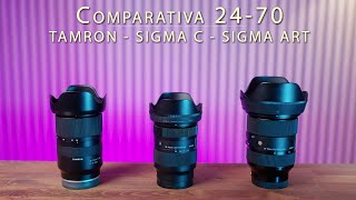 Tamron 2875 vs Sigma 2870 C vs Sigma 2470 ART [upl. by Viva205]