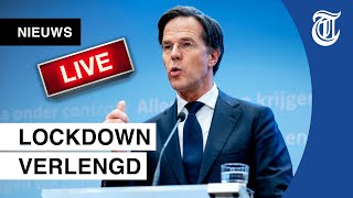 Persconferentie terugkijken lockdown verlengd [upl. by Atnad721]