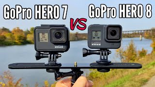 GoPro 8 Black VS GoPro 7 Black  Comparison [upl. by Parks]