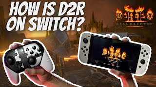 What its like playing D2R on CONSOLE  Diablo 2 Resurrected on Nintendo Switch OLED  Patch 25 [upl. by Alleunam621]