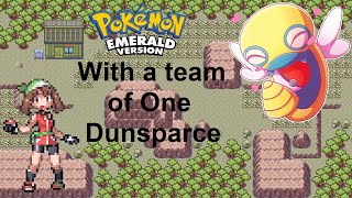 Pokémon Challenge Livestream  Emerald with One Dunsparce p31  Steven Stone Attempts [upl. by Aisha]