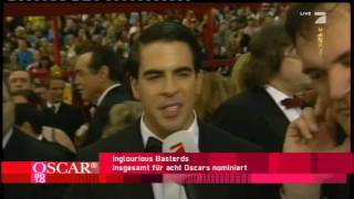 Inglorious Bastards  Oscar 2010  red carpet interview [upl. by Dorolice632]