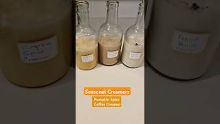 Seasonal Spiced Coffee Creamers cecilyonpoint recipe pumpkinspice howto coffeecreamer [upl. by Juley]