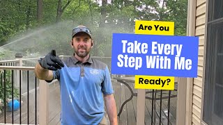 Power Washing Entrepreneur  Every Step On The Job [upl. by Anircam]