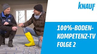 Knauf 100BodenkompetenzTV Folge 2 Fließestrich verarbeiten trocknen und prüfen [upl. by Cedric463]