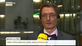 AG Gesundheit amp Pflege Statements von Spahn amp Lauterbach am 06112013 [upl. by Mcclees48]