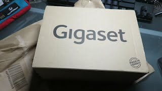 GIGASET COMFORT 520HX DUO  unboxing installation amp test [upl. by Arres]