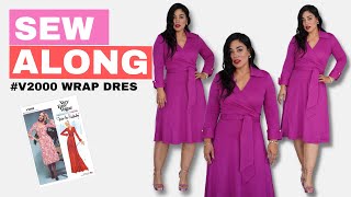 DVF Wrap Dress V2000 Sew Along [upl. by Amol]