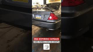 130 instant ricer  Honda Civic with DNA Motoring Catback [upl. by Okram]