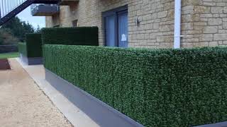 Indoor outdoor design idea using artificial boxwood [upl. by Allegra855]