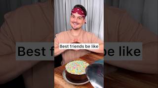 How to enjoy CHOCOLATE SPRINKLE CAKE with best friend properly😎❤️🍰 CHEFKOUDY [upl. by Atte]