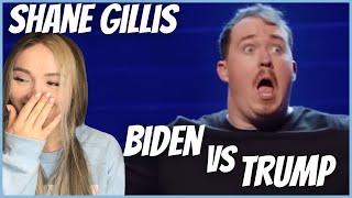 Shane Gillis  Trump Vs Biden REACTION [upl. by Harms]