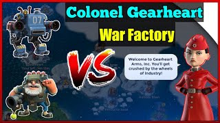 Attacking Colonel Gearheart War Factory with 6 Mechs  15 Bombardiers  2 Hits  Boom Beach [upl. by Astrid292]