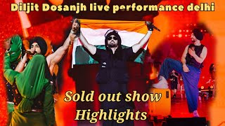 Diljit dosanjh live performance in delhi today Diljit Dosanjh live performance in concert [upl. by Frederica]