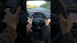 The Maserati Ghibli Trofeo V8 Sounds Super Exotic POV Drive shorts [upl. by Yelkreb707]