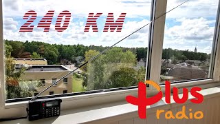 Radio Plus Gdańsk 1017 MHz RTCN GdańskChwaszczyno transmitter 240km149mi Receiving in Lithuania [upl. by Alyl]