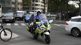 ambulance du SAMU escorté par les motards de la DOPC [upl. by Irem]