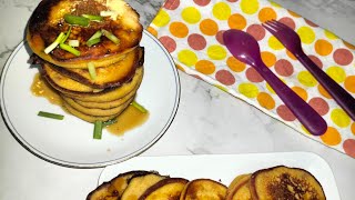 How to make THE BEST OVERRIPE PLANTAIN PANCAKE  Pancake recipe  Esys Treat [upl. by Trinia366]