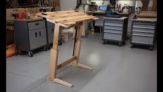 How to Build a Standing Desk  Drafting Table [upl. by Mae785]