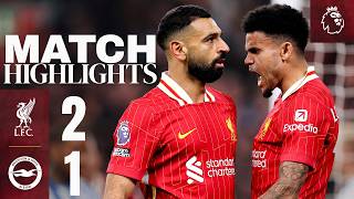 Highlights Salah STUNNER Completes QuickFire Comeback  Liverpool 21 Brighton [upl. by Valma]