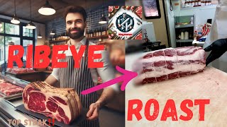 Ribeye Roast  desde la carnicería‼️ribeyesteak Ribeye roast aprende tutorial [upl. by Brookner289]