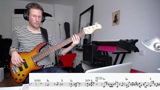 Dont Start Now  Pomplamoose Bass Transcription  Sadowsky Satin Deluxe  Robert Schulenburg [upl. by Enilauqcaj]