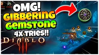 Diablo 3 Farming The GIBBERING GEMSTONE in 4 TRIES Season 28 [upl. by Keen]