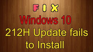 How to fix Windows 10 Update 20H2 Fails to Install 2021 best method 3 solutions [upl. by Neelyad]