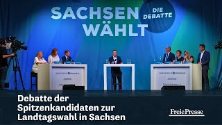 Sachsen wählt Das Wahlforum zur Landtagswahl 2024 [upl. by Chae181]