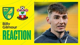 Norwich City 21 Southampton  Billy Gilmour Reaction [upl. by Ttayw181]