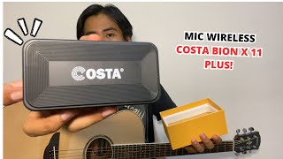 REVIEW COSTA BION X 11 PLUS Mic Wireless Low Budget [upl. by Ahsienom]