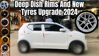 Deep Dish Rims amp Dunlop Tires Sp Touring R1 17570R13 Upgrade in Suzuki alto Latest Price 2024 [upl. by Nnylrats935]