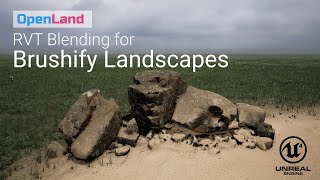 Use Runtime Virtual Texture RVT Blending with Your Brushify Unreal Landscape [upl. by Swagerty]