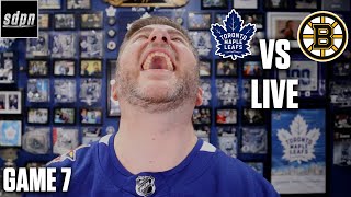 Stanley Cup Playoffs  Toronto Maple Leafs  Boston Bruins Game 7 LIVE w Steve Dangle [upl. by Paris]