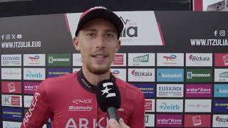 Kévin Vauquelin  Interview au départ  Etape 5  Itzulia Basque Country 2024 [upl. by Nosnirb612]