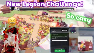 New Legion Challlenge showcase in TDS roblox [upl. by Siramay]