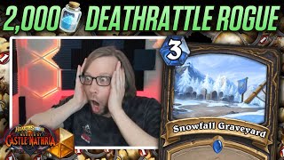 INCREDIBLY FUN Top Legend Deck For 2000 Dust  Deathrattle Rogue  Savjz Hearthstone [upl. by Velvet670]